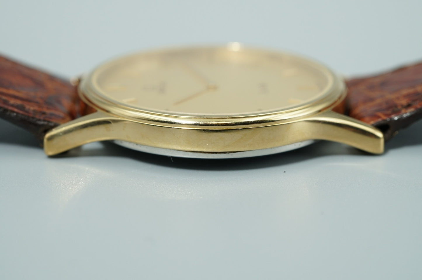*NEAR MINT* Vintage 1980s OMEGA De Ville Cal.1365 Quartz Gold 31mm Mens Watch