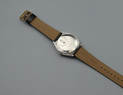 *NEAR MINT* Vintage SEIKO King 4823-8010 Quartz Black Dial Round Mens Watch