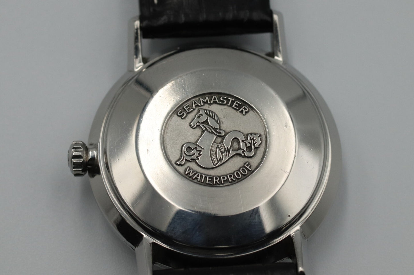 *N MINT* Vintage OMEGA Seamaster De Ville Automatic Silver Dial 34mm Mens Watch