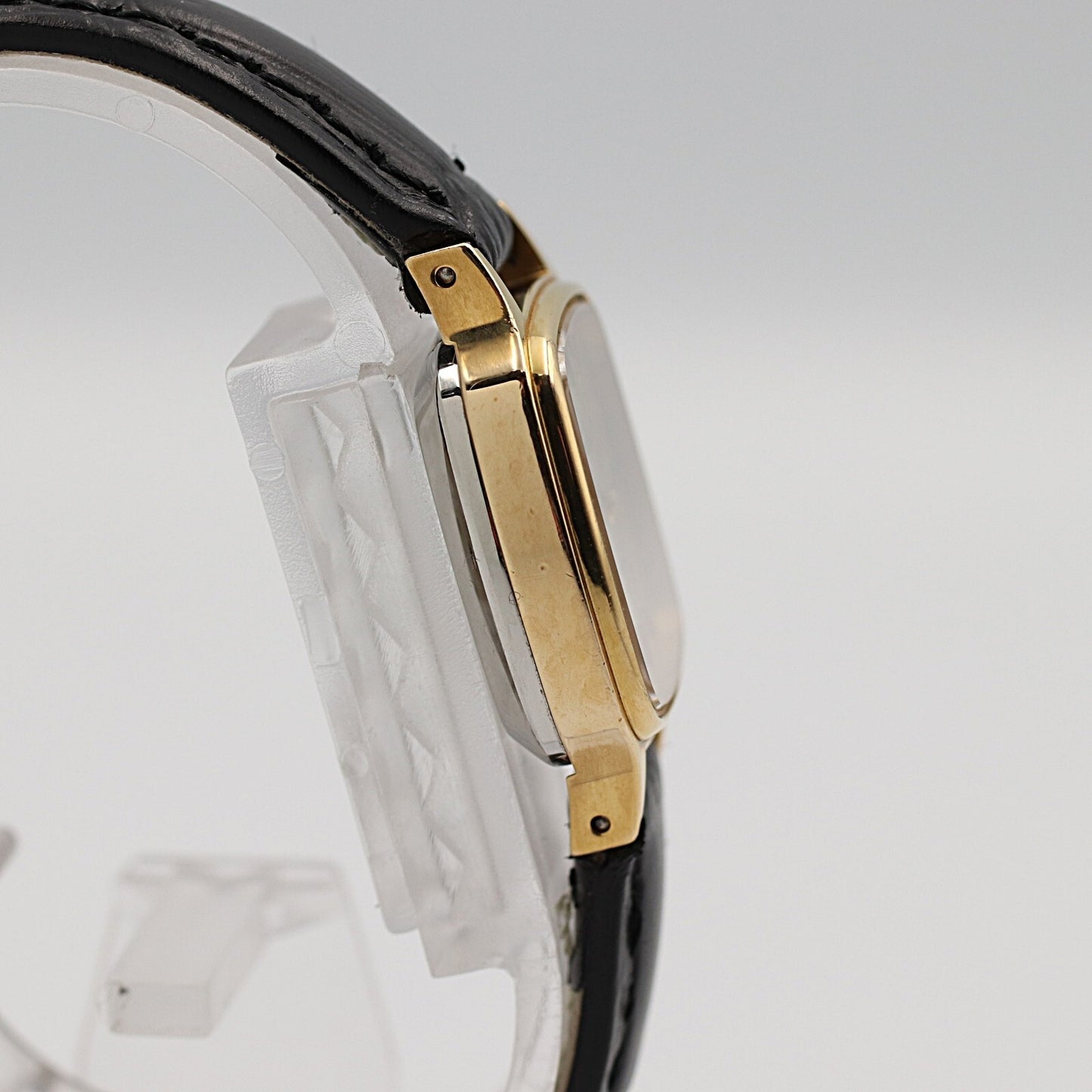 *NEAR MINT* Vintage 1978 OMEGA De Ville Cal.1350 Qz Gold Square 21mm Women Watch