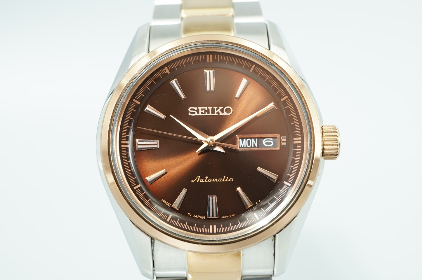 *NEAR MINT* SEIKO Presage 4R36-03H0 Automatic Brown Dial Round 42mm Mens Watch