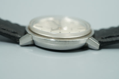 *N MINT* Vintage OMEGA De Ville Hand Winding Silver Cross Line 22mm Women Watch
