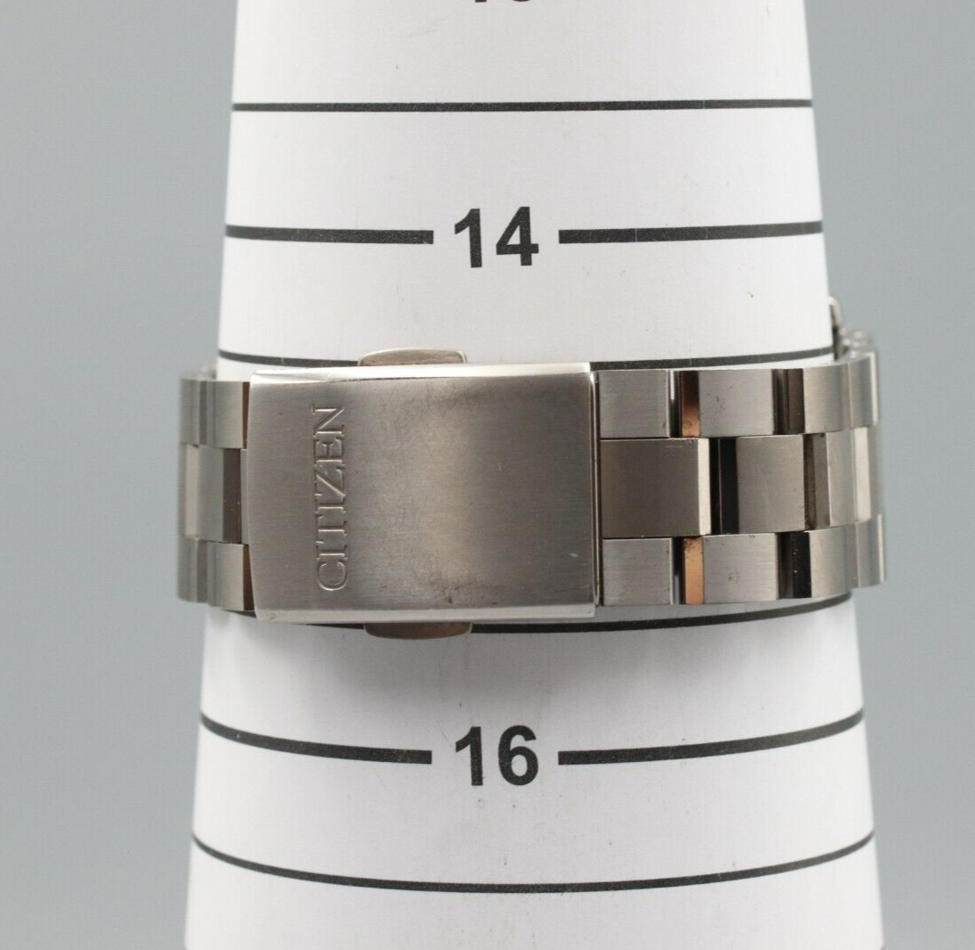 *Exc+5*  CITIZEN H804-T018696 A78040-57A Attesa Eco-Drive Solar Radio Mens Watch