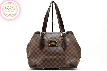Louis Vuitton Hampstead MM Damier Ebene Tote Bag N51204 Authentic *AB* B0098