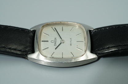 N MINT Vintage 1970 OMEGA De Ville Cal.625 Hand Winding Silver 25mm Women Watch