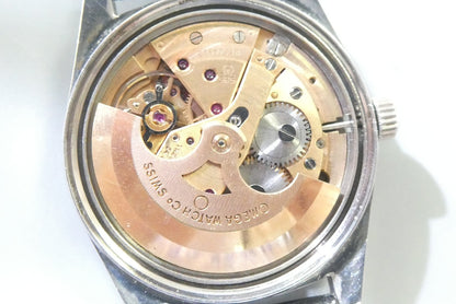 N MINT 1960s OMEGA Seamaster De Ville Cal.565 Automatic Silver 34mm Mens Watch