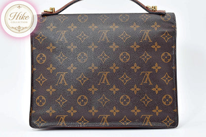 Louis Vuitton Monceau 28 Monogram Brown Handbag M51185  Ladies Authentic #B0003