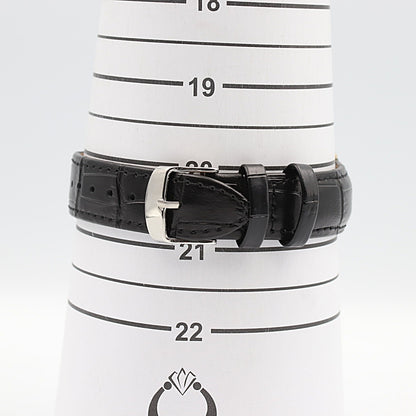 *NEAR MINT* Vintage 1977 OMEGA De Ville Cal.1365 Qz Black Roman 33mm Mens Watch