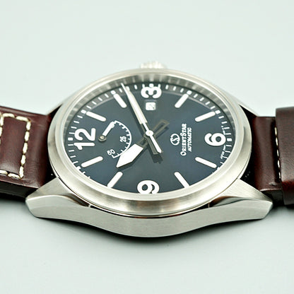 **TOP MINT** Orient Star Epson RE-AU0207L00B Blue Automatic Men's Watch JAPAN