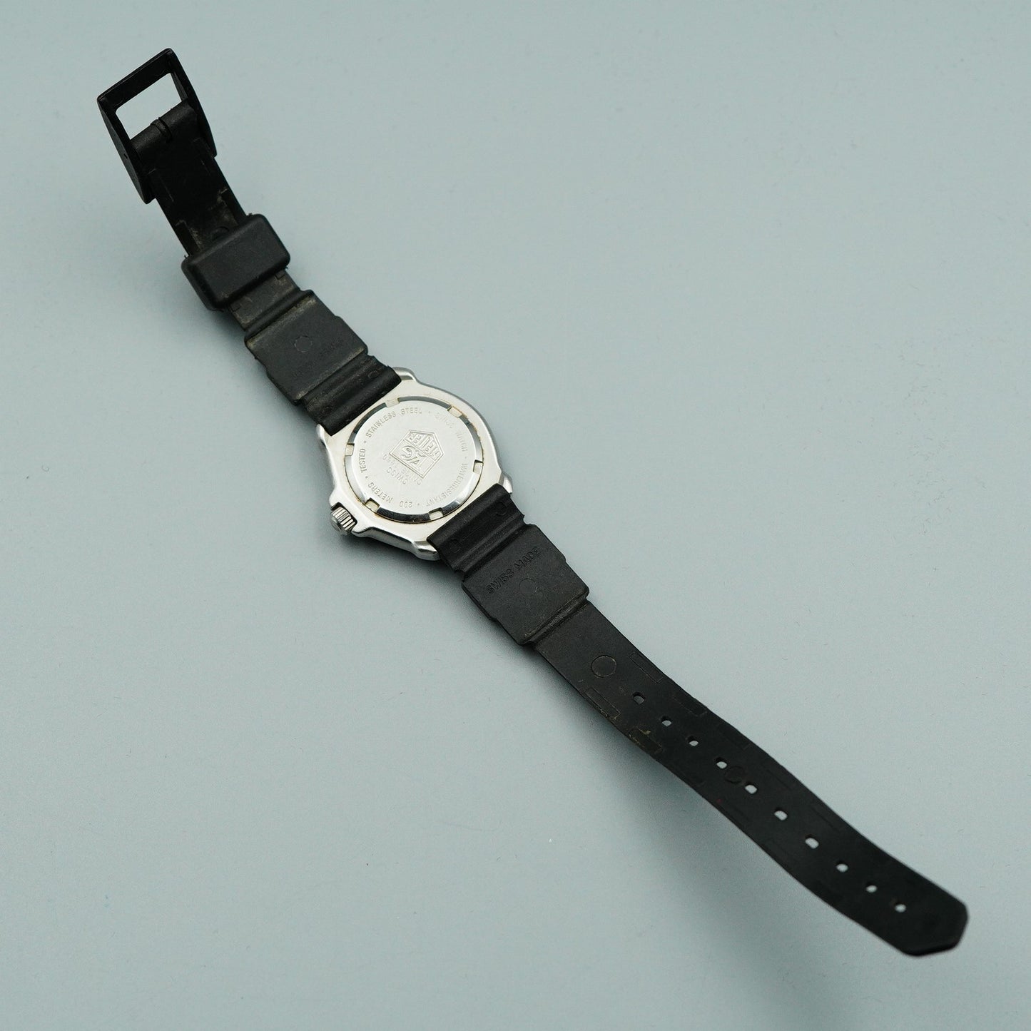 *Exc+5* Vintage TAG HEUER Professional 371.508 Qz Cream Round 28mm Women Watch