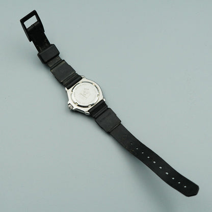 *Exc+5* Vintage TAG HEUER Professional 371.508 Qz Cream Round 28mm Women Watch