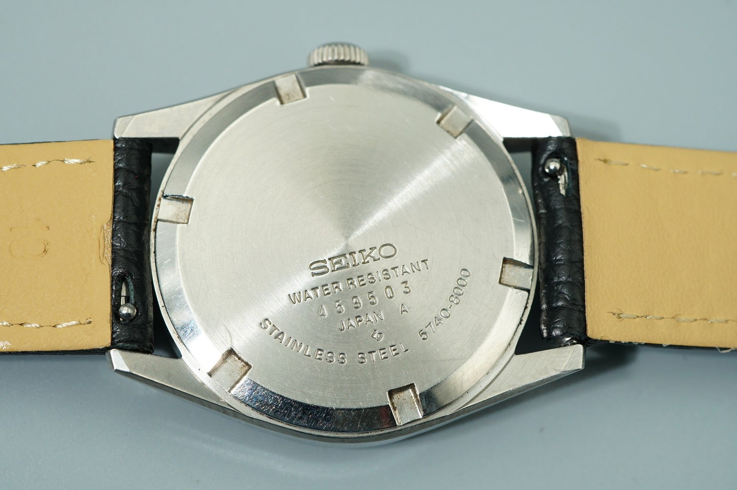 N MINT Vintage 1964 SEIKO LORD MARVEL 5740-8000 AT Silver Round 34mm Mens Watch