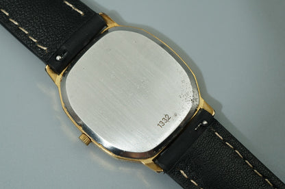 *Exc+4* Vintage 1970 OMEGA De Ville Cal.1332 Quartz Gold Octagon 31mm Mens Watch