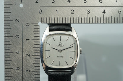 N MINT Vintage 1962 OMEGA De Ville Cal.625 Hand Wind Silver 25mm Women Watch