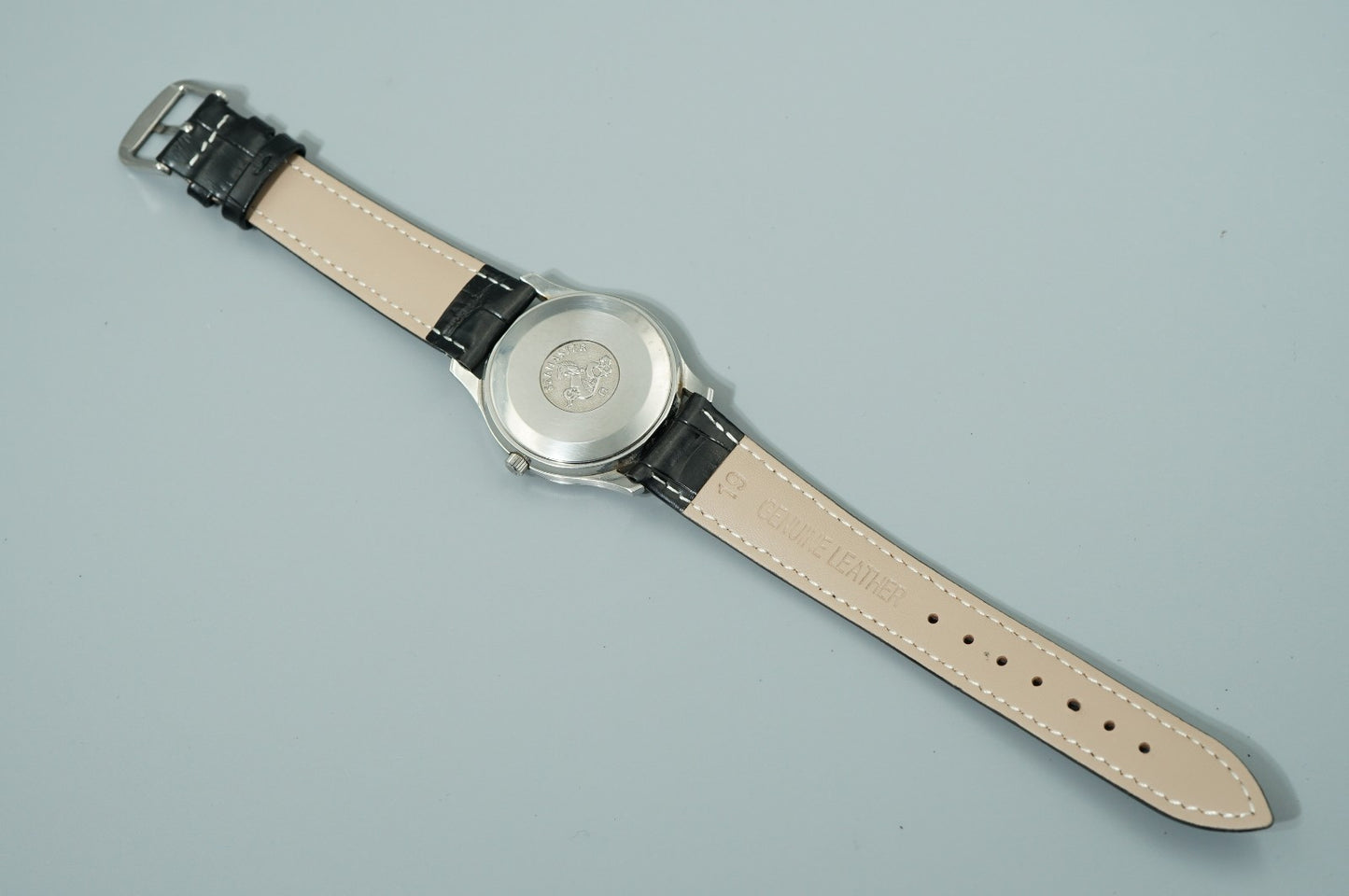 *NEAR MINT* Vintage 1975 OMEGA Seamaster Cal.1342 Quartz Silver 35mm Mens Watch