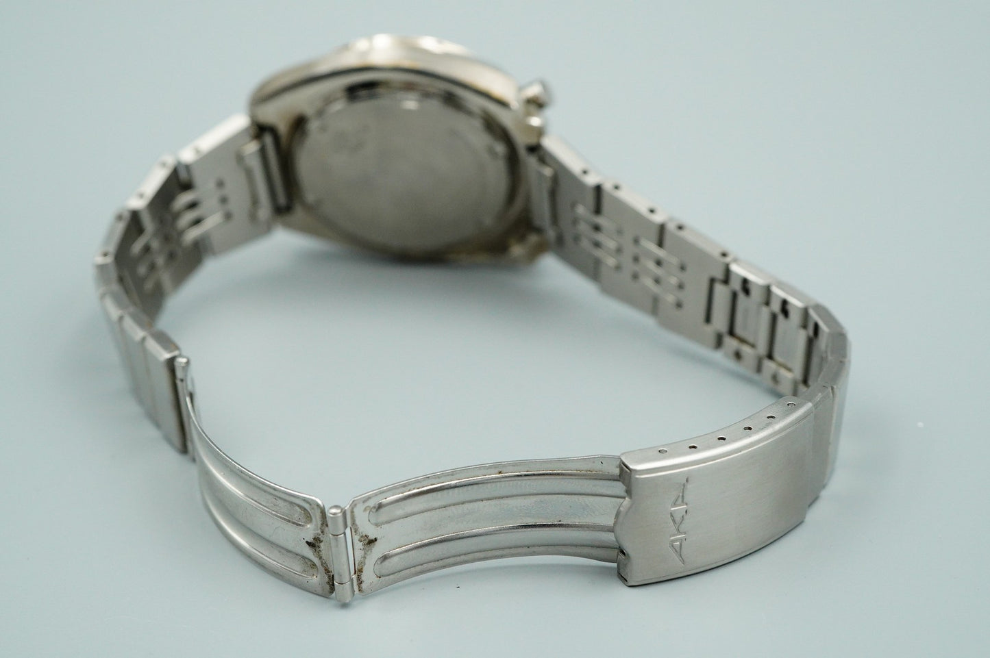 *Exc+5* Vintage SEIKO ALBA V657 6060 Quartz Green Dial Round 41mm Mens Watch