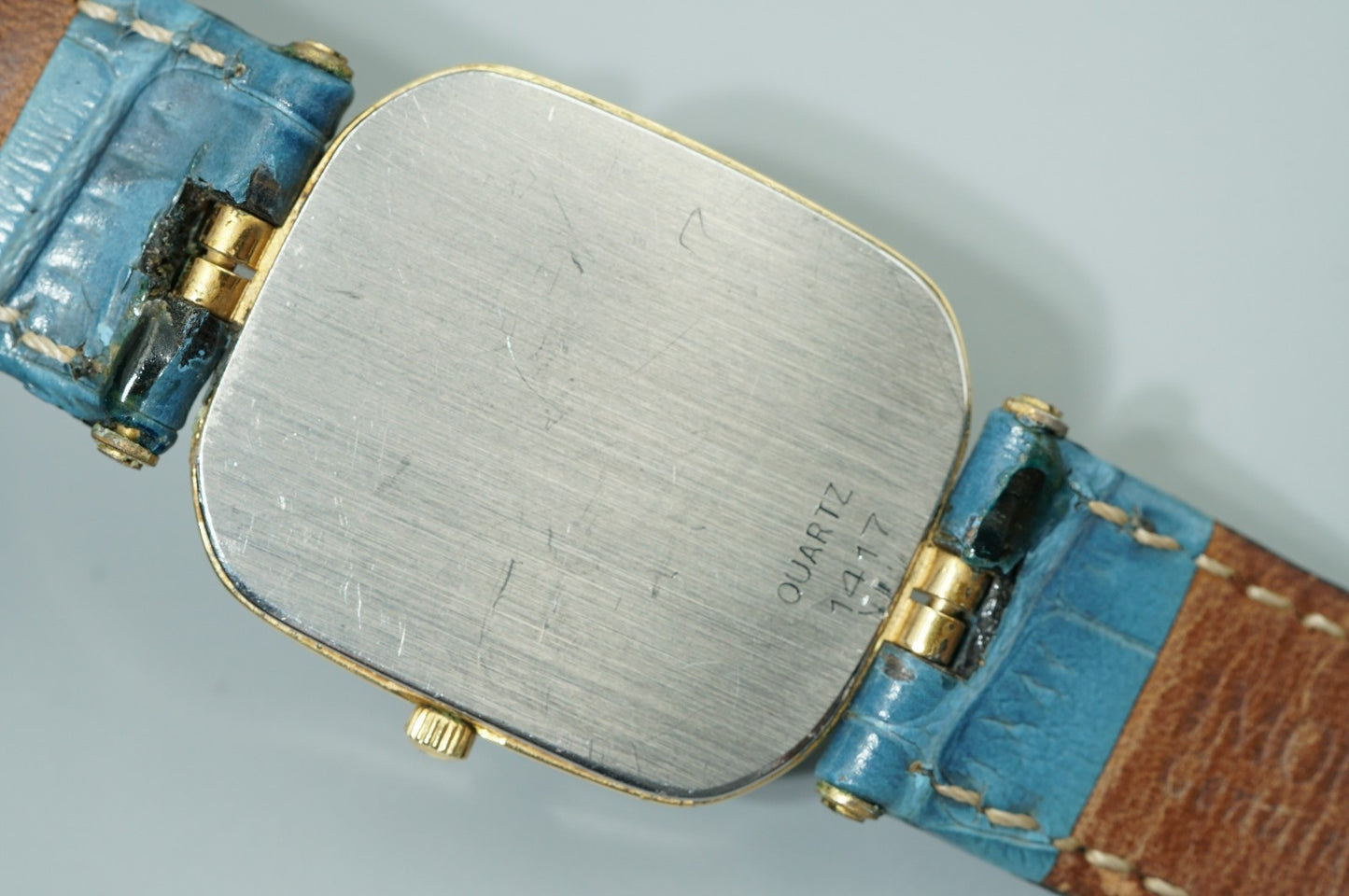 *Exc+5* Vintage 1983 OMEGA De Ville Cal.1417 Quartz White Dial 27mm Mens Watch