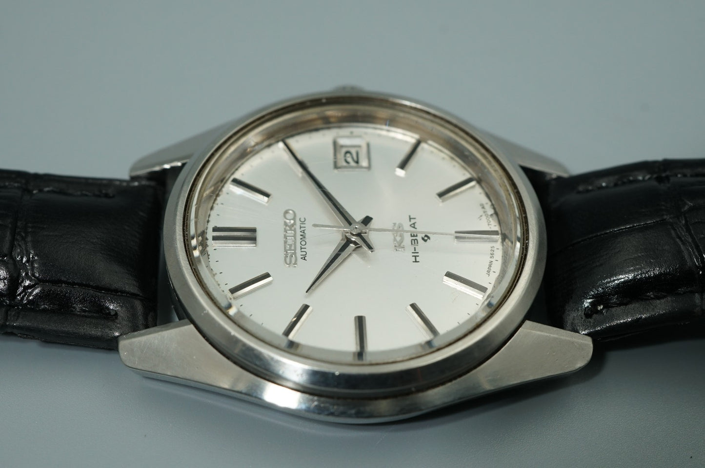 *Exc+4* Vintage 1969 SEIKO KS HI-BEAT 5626-7000 Automatic Silver 36mm Mens Watch