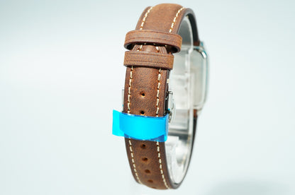 N MINT Vintage 1994 SEIKO SPIRIT 5E31-5B50 Qz White Rectangle 27mm Women Watch