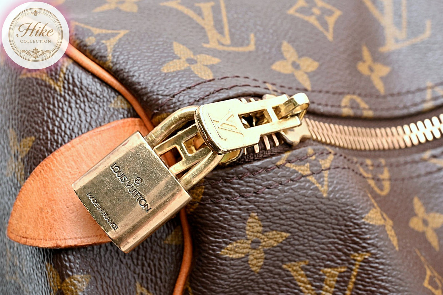Louis Vuitton Keepall 55 Monogram Brown Boston Bag M41424 Authentic Condition AB
