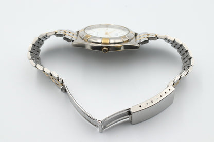 *Exc+5* Vintage CASIO MTP MTP-1061 Quartz White Dial Round 36mm Mens Watch