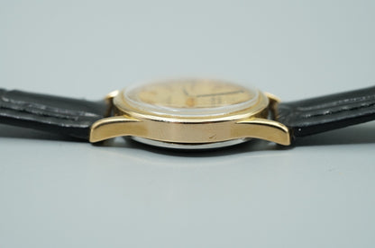 *NEAR MINT* Vintage 1980s OMEGA De Ville Cal.1350 Qz Gold Round 23mm Women Watch