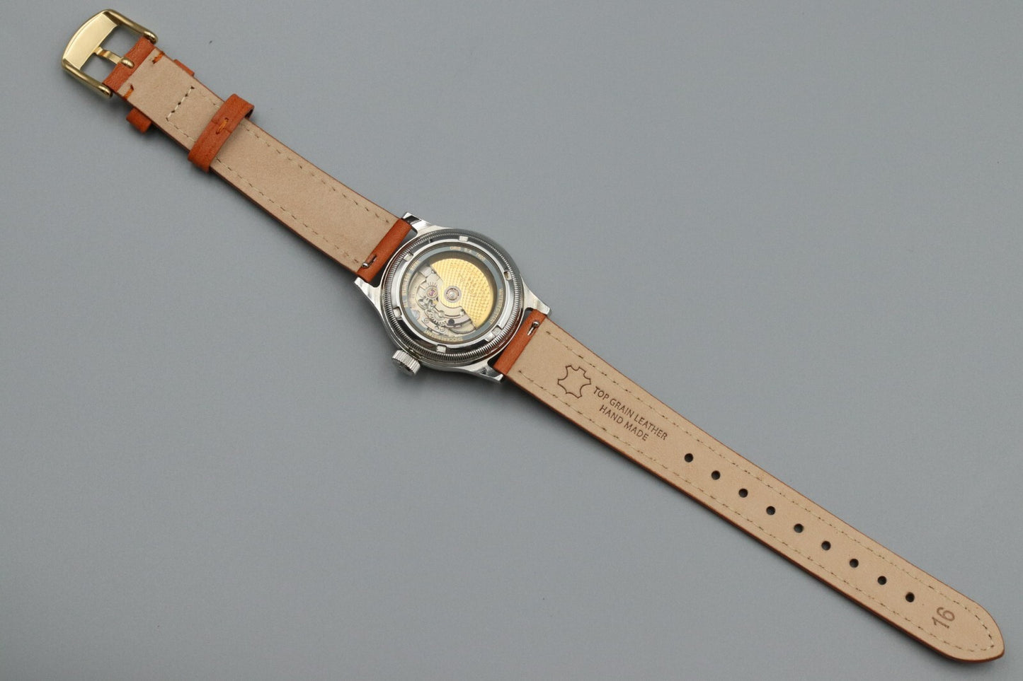 *NEAR MINT* ORIS 7400 Big Crown Pointer Date Gold Automatic 32mm Watch JAPAN