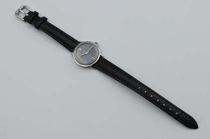 *N MINT* Vintage OMEGA De Ville TOOL 102 Hand Winding Navy Dial 25mm Women Watch