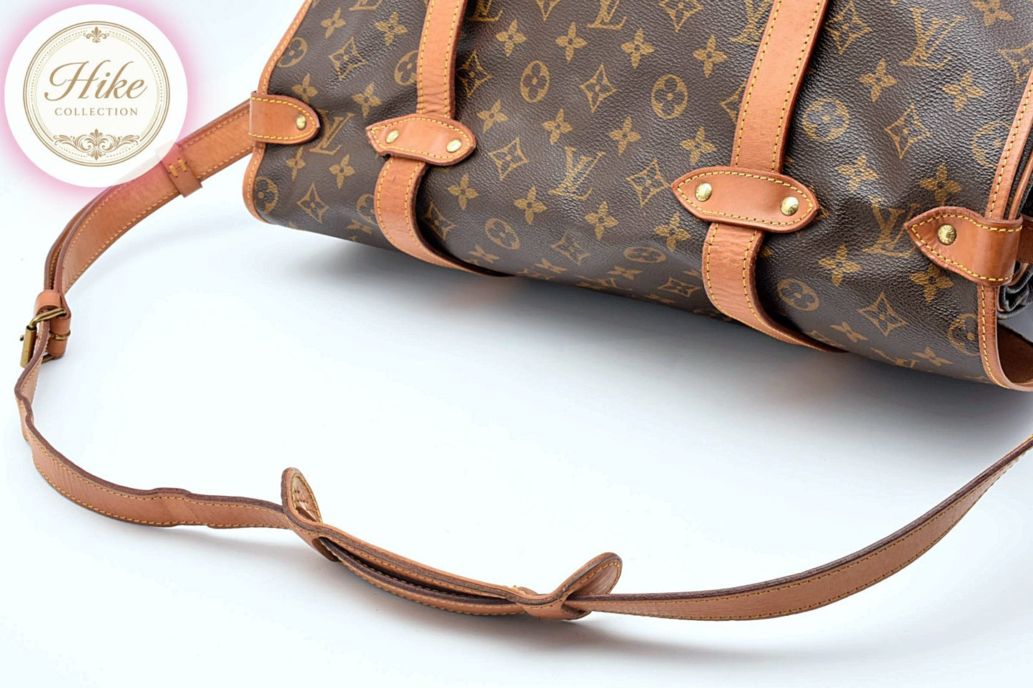 Louis Vuitton Saumur 43 Monogram Brown Shoulder Bag M42252 Authentic Condition A