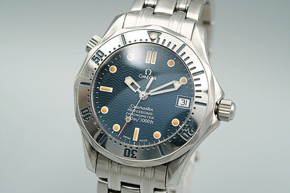 Exc+5 1990s OMEGA Seamaster Cal.1109 Ref.168.1502 Automatic Blue 36mm Mens Watch