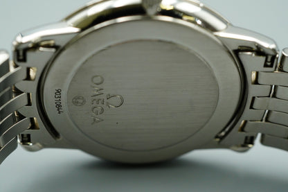 *MINT* OMEGA De Ville 424.10.27.60.01.001 Qz Black Round 34mm Mens Watch