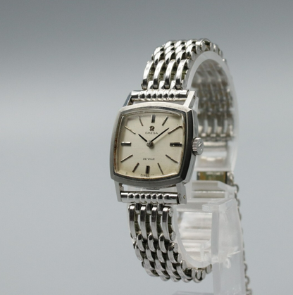 *Exc+4* Vintage 1967 OMEGA De Ville Cal.620 Hand Wind Silver 23mm Women Watch