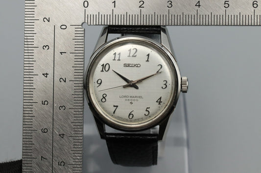 1977/6 *N MINT Vintage SEIKO Load Marvel 36000 5740-8000 Hand Winding Mens Watch