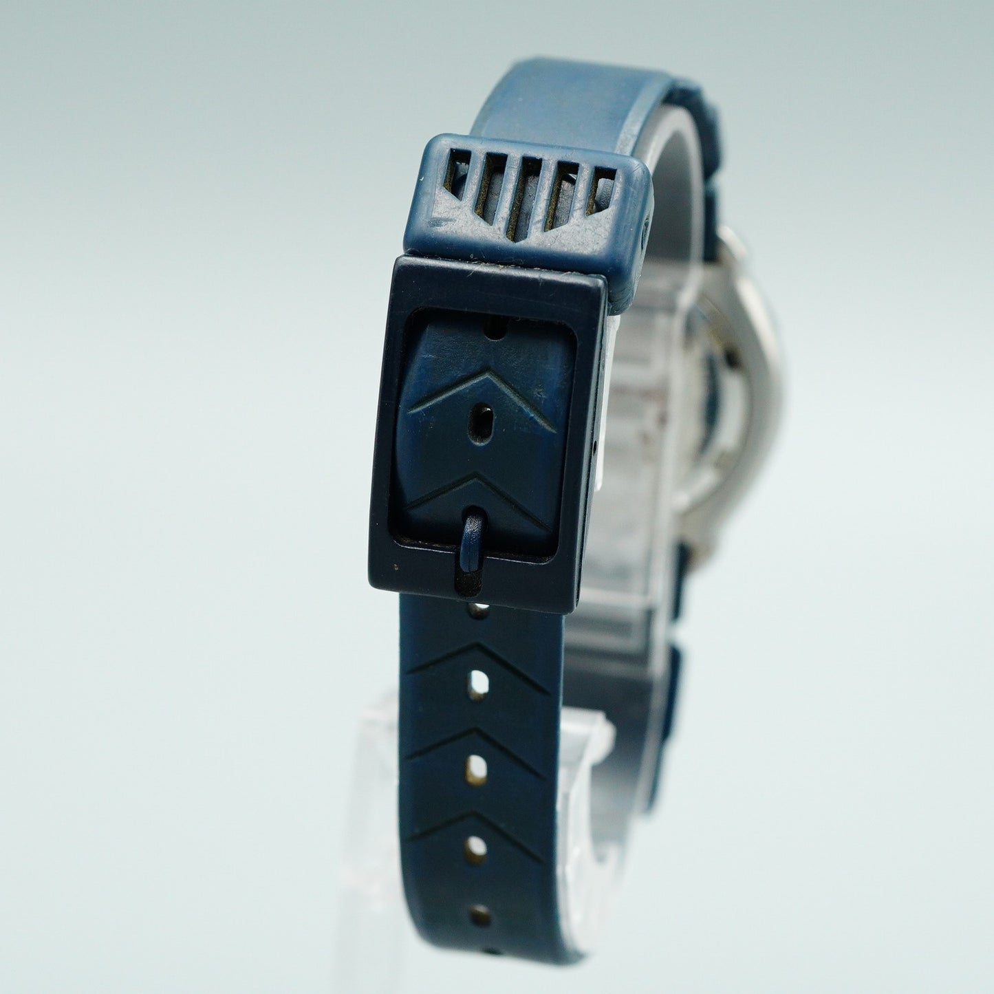 *N MINT* Vintage TAG Heuer Professional 370.508 Qz Blue Round 28mm Women Watch