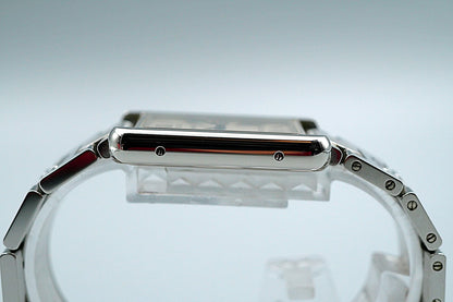 *Exc+5* Cartier Tank Solo W5200014 3169 Quartz Silver 27mm Mens Watch