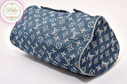 Louis Vuitton Denim Neo Speedy Monogram Handbag M95019 Auth Condition *B* B0085