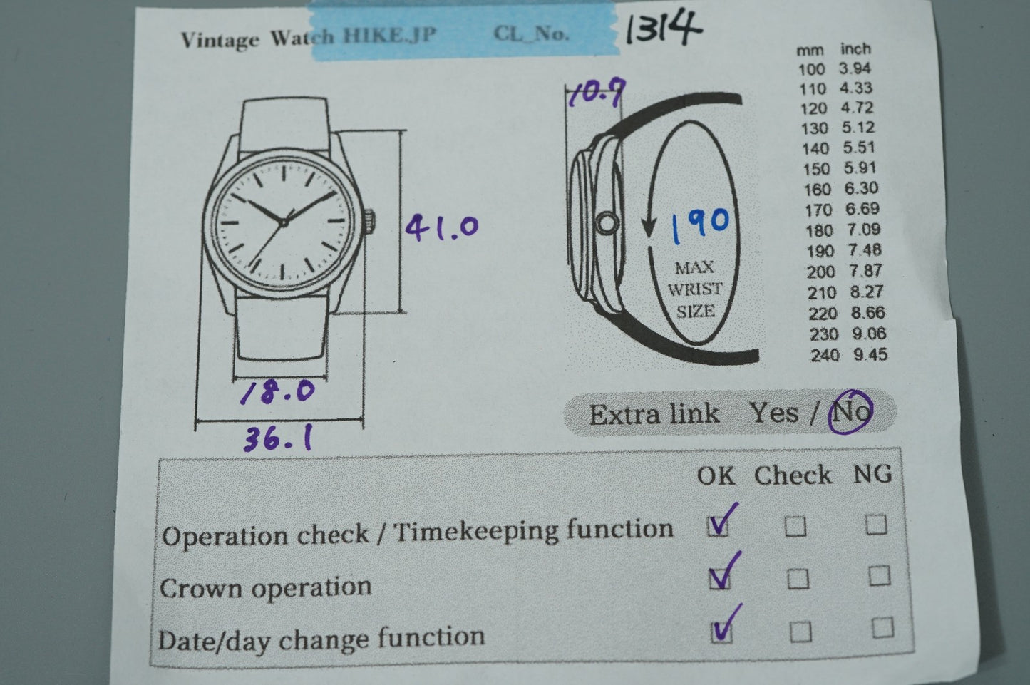 N MINT Vintage 1967 SEIKO BUSINESS-A 8346-8000 Hand Wind Silver  36mm Mens Watch
