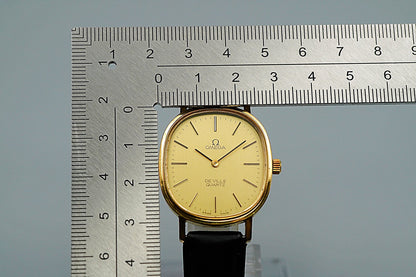 *Exc+5* Vintage 1978 OMEGA De Ville Cal.1330 Ref.MD 191.0046 Qz 15mm Mens Watch