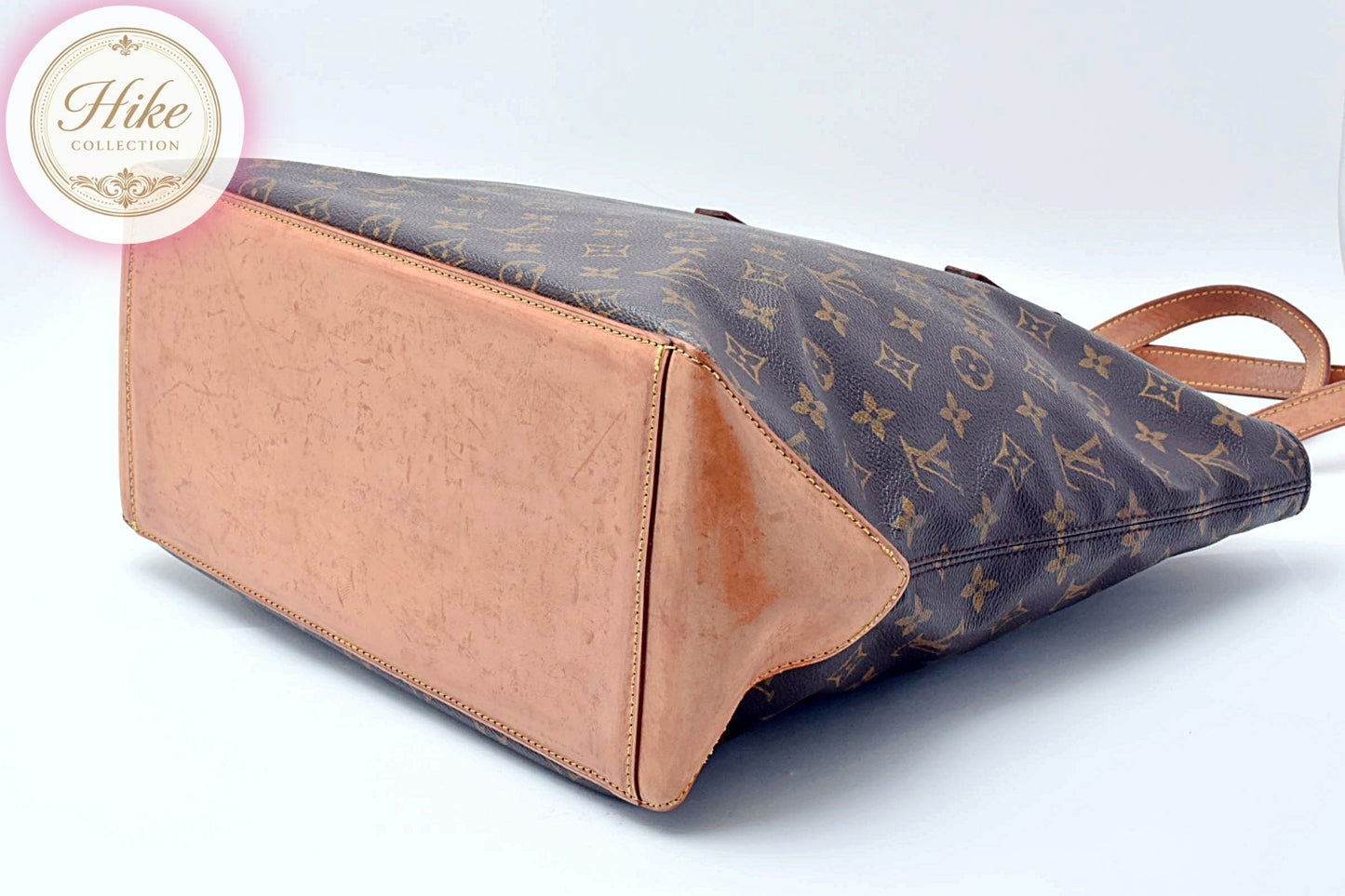Louis Vuitton CABAS MEZZO Monogram Brown Tote Bag M51151 Authentic Condition SA