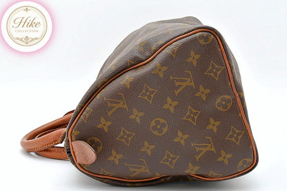 Louis Vuitton Speedy 30 Monogram Brown Handbag M41526 Authentic Condition *A #35