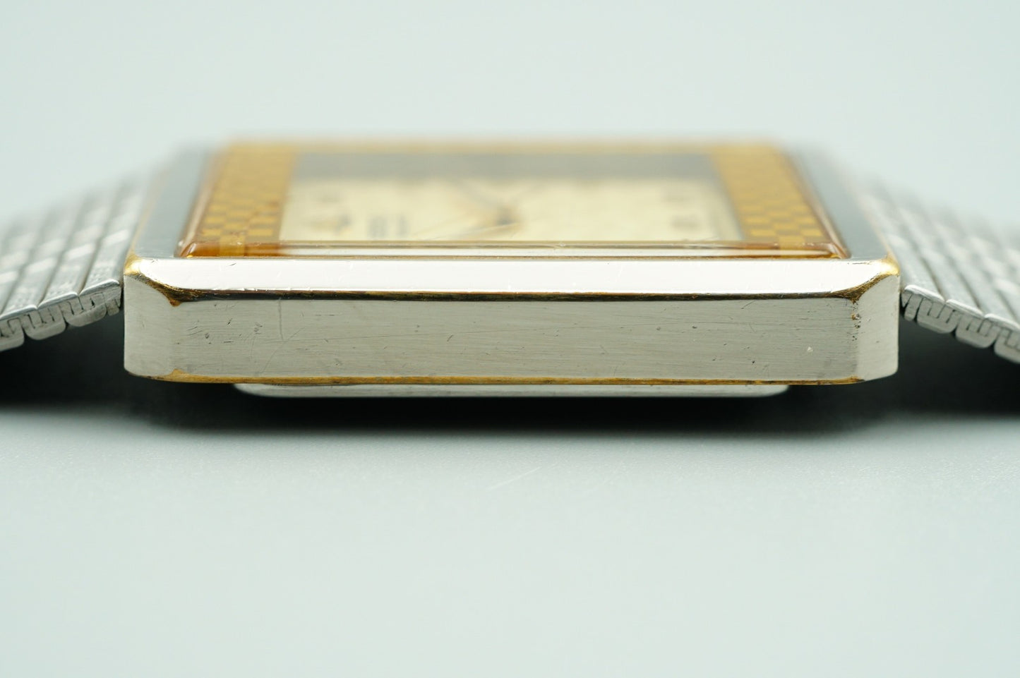 *Exc+5*  SEIKO GALAXY  V701-5H7A Qz Cream Dial Square 23mm Women,Ladies Watch