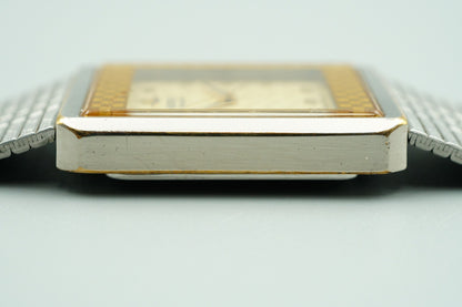 *Exc+5*  SEIKO GALAXY  V701-5H7A Qz Cream Dial Square 23mm Women,Ladies Watch