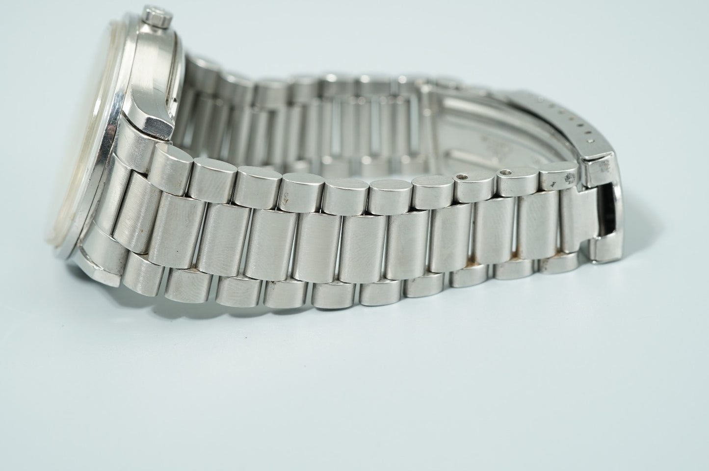 *NEAR MINT* Vintage OMEGA Constellation Cal.1250 Qz White Round 35mm Mens Watch