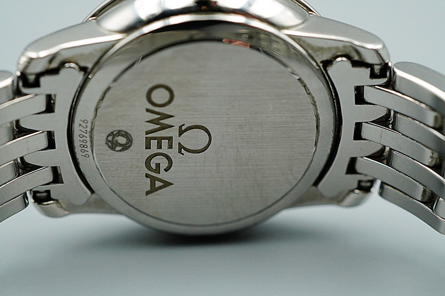 N MINT 1987 OMEGA De Ville Cal.1376 Ref.595.1037 Qz White 25mm Women Watch