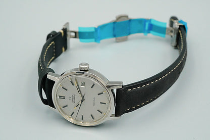 *Working for As-is* Vintage OMEGA Geneve Automatic Silver Dial 35mm Mens Watch