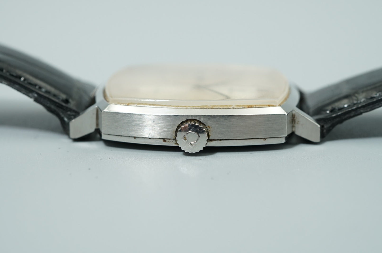 serviced Vintage 1970 OMEGA Geneve Cal.601 Hand Wind Silver 31mm Mens Watch