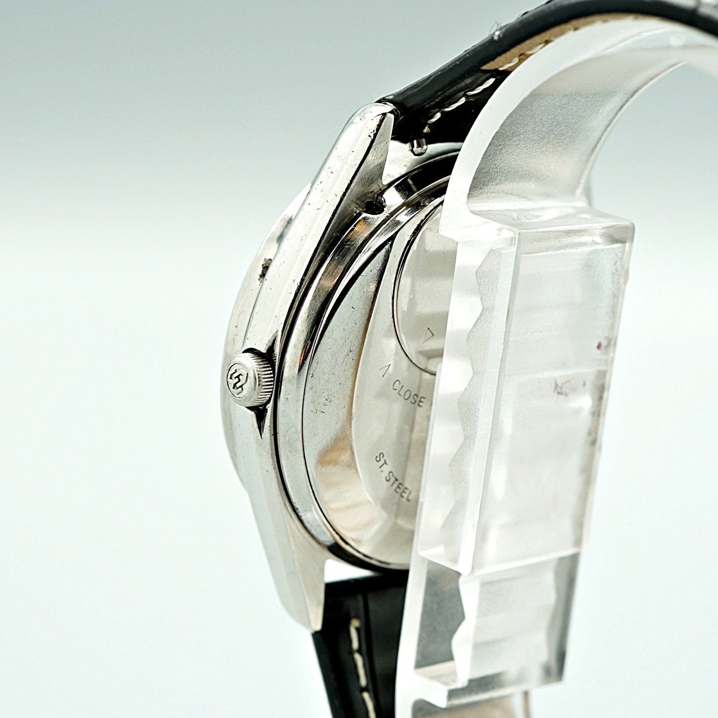 *Exc+5* Vintage 1970s SEIKO KING 4823-8000 Qz White Dial Round 36mm Mens Watch