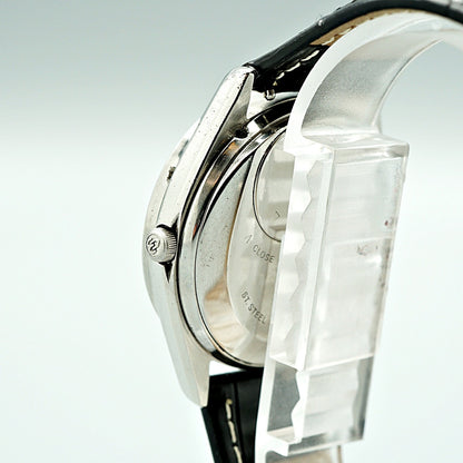 *Exc+5* Vintage 1970s SEIKO KING 4823-8000 Qz White Dial Round 36mm Mens Watch