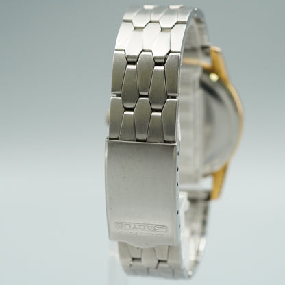 N MINT Vintage SEIKO Campion 850 Alpinist Hand Winding Silver 35mm Mens Watch