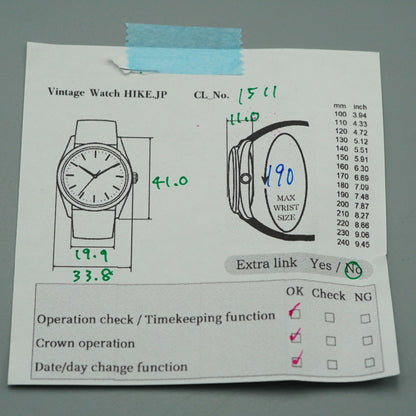 *Exc+5* Vintage 1975 SEIKO GRAND 4842-5011 Quartz Gold Square 34mm Mens Watch